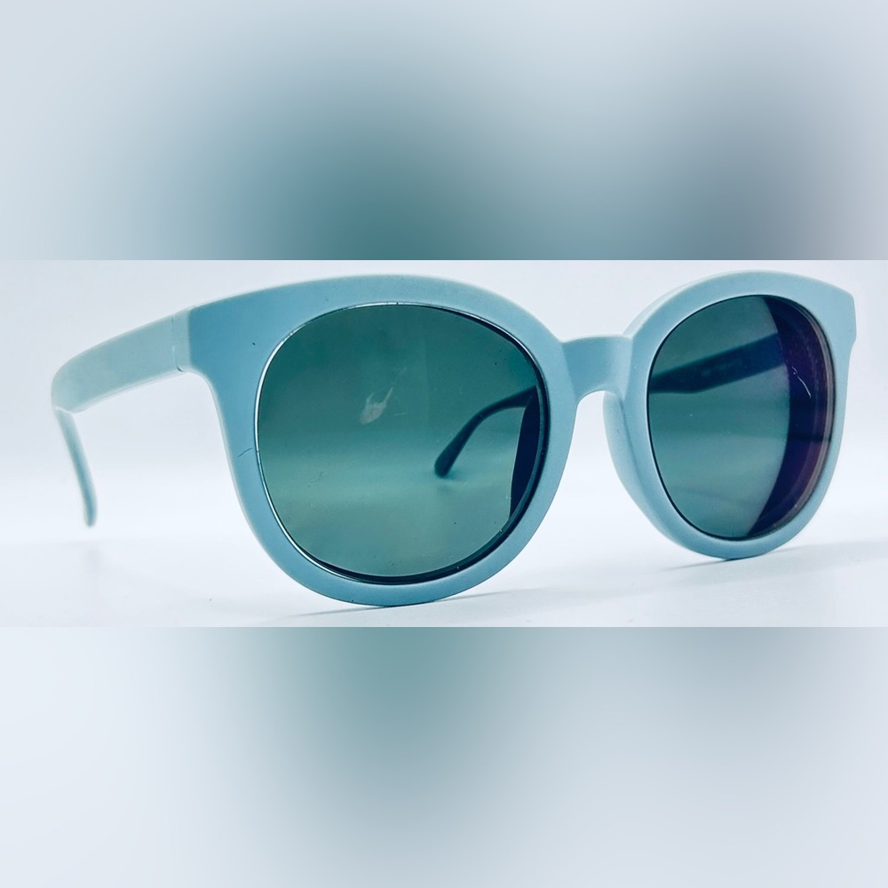 Eyebuydirect Elena Blue Gray Oval Sunglasses Frames Only